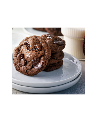 Espresso Chocolate Cookies with Chocolate Chips