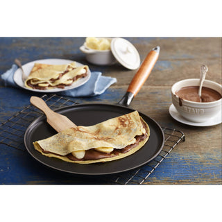 Cast Iron Crepe Pan w/ Spreader & Spatula - La Cuisine
