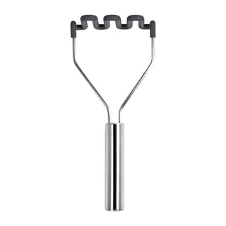 Silicone Potato Masher, Black - La Cuisine