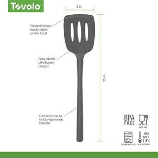 FlexCore All Silicone Slotted Turner - La Cuisine