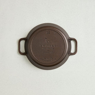 No. 12 Dual Handle Cast Iron Skillet - La Cuisine