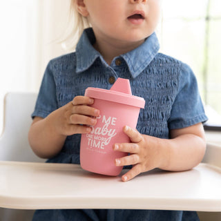 Sip Me Baby Happy Sippy Cup: Pink - La Cuisine