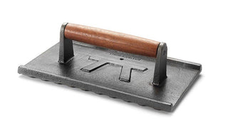 Rectangular Grill Press, Cast Iron - La Cuisine