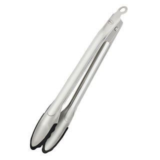 12" Locking Tongs w/ Silicone Tips - La Cuisine