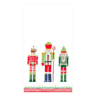 March of the Nutcrackers Paper Guest Towel Napkins - 15 Per Package - La Cuisine