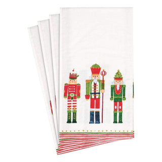 March of the Nutcrackers Paper Guest Towel Napkins - 15 Per Package - La Cuisine