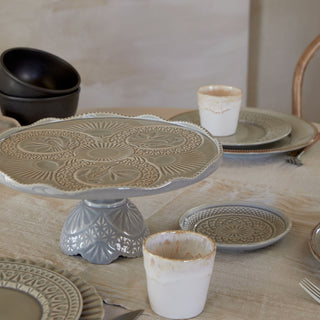 Cristal Footed Cake Plate - La Cuisine