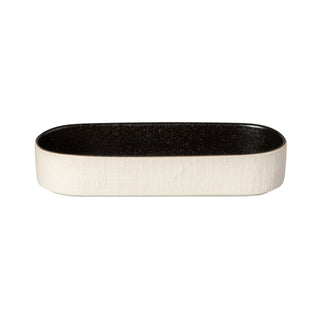 Notos Deep Oval Tray 10", Latitude Black - La Cuisine