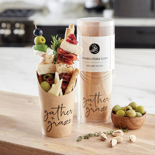 Paper Charcuterie Cups - La Cuisine
