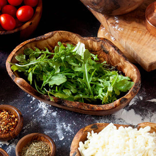 Medium Rustic Olive Wood Dish - La Cuisine