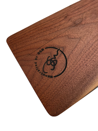 Long Walnut Charcuterie Board w/ Blue Resin - La Cuisine