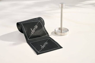Exclusive Cocktail Napkin Stand in Silver - La Cuisine
