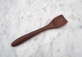 6’’ Walnut Wood Flathead Spoon - La Cuisine