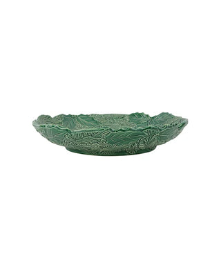 Lastra Holiday Green Figural Shallow Bowl - La Cuisine