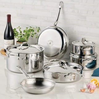 10 PC ProBond Luxe Clad Ultimate Cookware Set - La Cuisine
