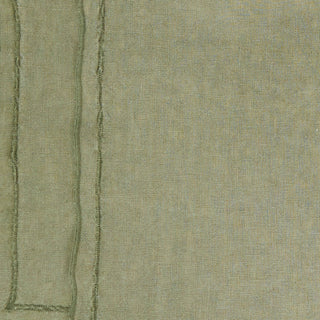 Stonewashed Overlock Edge Table Runner Olive 16"x72" - La Cuisine
