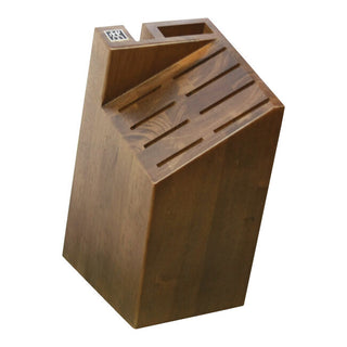 Pro 10-Slot Knife Block Empty, Walnut - La Cuisine