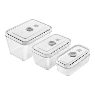 Fresh & Save Vacuum Box Set, 3pc (Glass) - La Cuisine