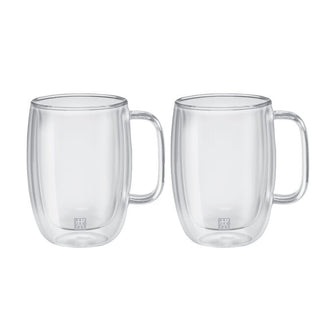 15 oz Latte Glass Mug Set/2 - La Cuisine