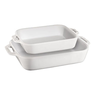 Ceramic Rectangular Baking Dish, Set/2 - La Cuisine