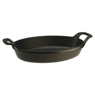 Oval Roasting Dish 8 1/4" x 5 1/2" (0.75 QT) - La Cuisine