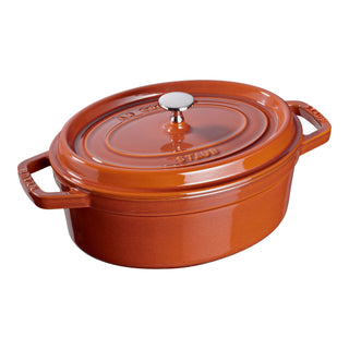 Oval Coq au Vin, 5.75 QT, Burnt Orange - La Cuisine