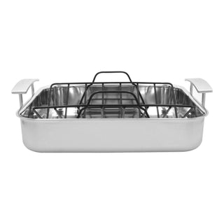 Industry 15.75" Stainless Roasting Pan - La Cuisine