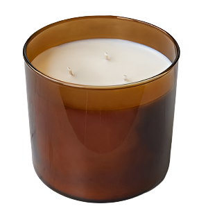 3-Wick Tumbler Jar With Black Lid, 19 oz - La Cuisine