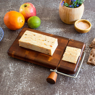 Rock & Branch® Acacia Serving Board with Cheese Slicer - La Cuisine