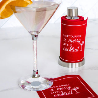 Have Yourself A Merry Little Cocktail Cocktail Napkins - La Cuisine