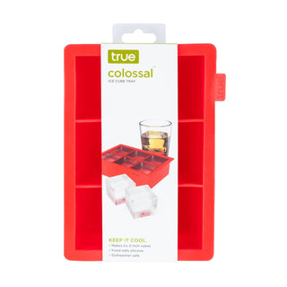Colossal Silicone 2" Ice Cube Tray - Gray or Red: Gray - La Cuisine