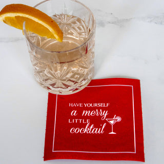 Have Yourself A Merry Little Cocktail Cocktail Napkins - La Cuisine
