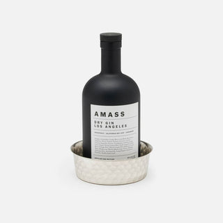 Jeremiah Matte Silver Bottle Coasters - La Cuisine