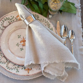 Provence Linen Napkin with Fringe - La Cuisine
