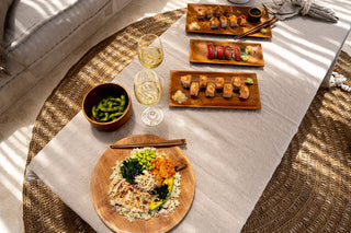 Teak Root Sushi Plate - La Cuisine