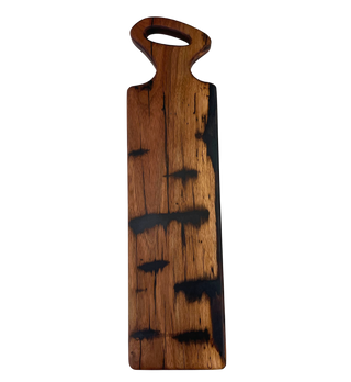 Reclaimed Wood Charcuterie Board w/ Resin - La Cuisine