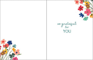 Birthday Greeting Card - Cup of Flowers - La Cuisine