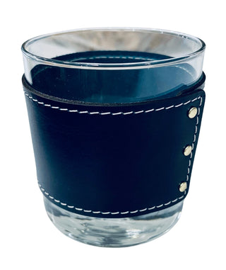 Leather Wrapped Rocks Glassware - La Cuisine