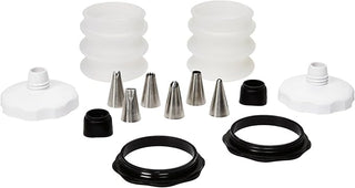 Baker's 8 Piece Silicone Decorating Bottle Kit - Black - La Cuisine