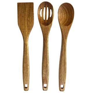 TB Home® 3-Piece Acacia Wood Cooking Utensil Set - La Cuisine