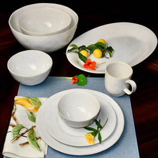 Cozina White Medium Serving Bowl