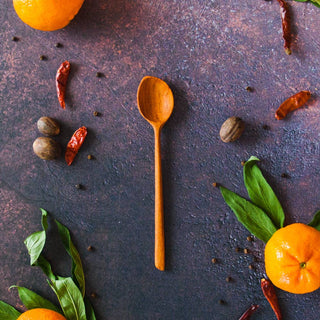 Carved Wooden Dip Spoon - La Cuisine