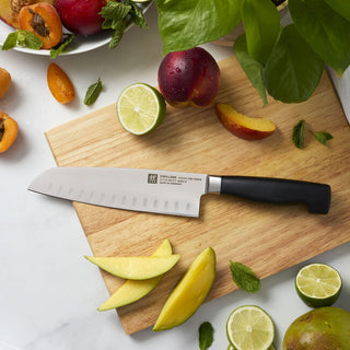Four Star Hollow Edge Santoku Knife 7" - La Cuisine