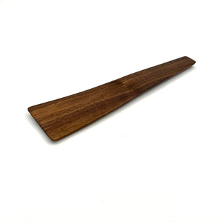 10" Walnut Wooden Scraper Spatula - La Cuisine