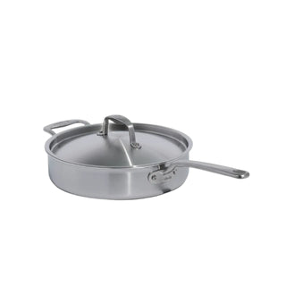 Stainless Clad 3.5 qt. Saute Pan with Lid - La Cuisine