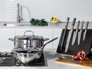 Demeyere cookware and Miyabi Knives