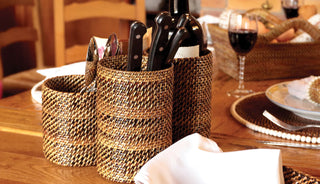 Woven Flatware Caddy - La Cuisine