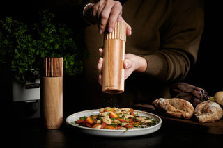 Galloway Acacia Wood Salt & Pepper Mill Set - La Cuisine