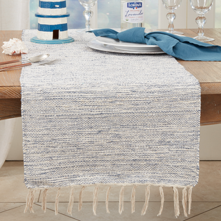 Handloom Runner - Blue - La Cuisine