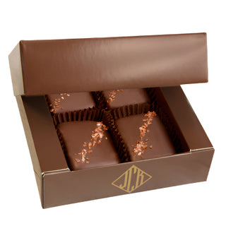Truffle Fudge Bites - Chocolate & Caramel (4PC) - La Cuisine